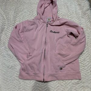 Carhartt Pink Hoodie Zip-Up